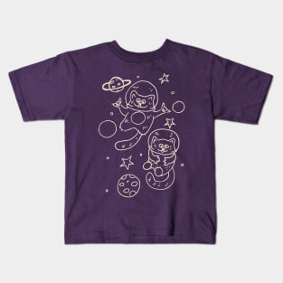 Cats in space Kids T-Shirt